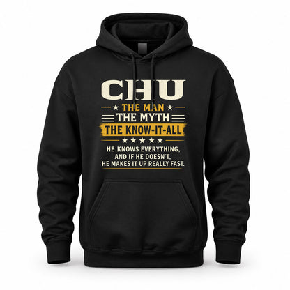 CHU TM90-K04-125 - NAME Legendary Know-It-All Personalized Funny Shirt