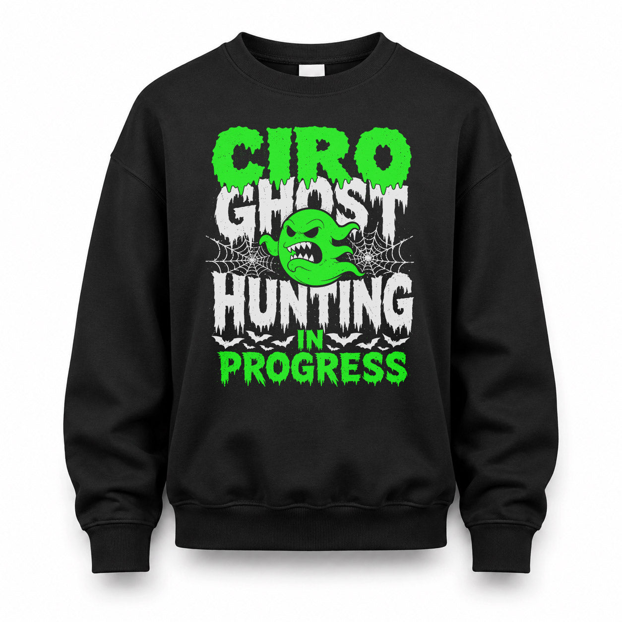 CIRO HW22-K06-109 - NAME Ghost Hunting In Progress Personalized Halloween Shirt