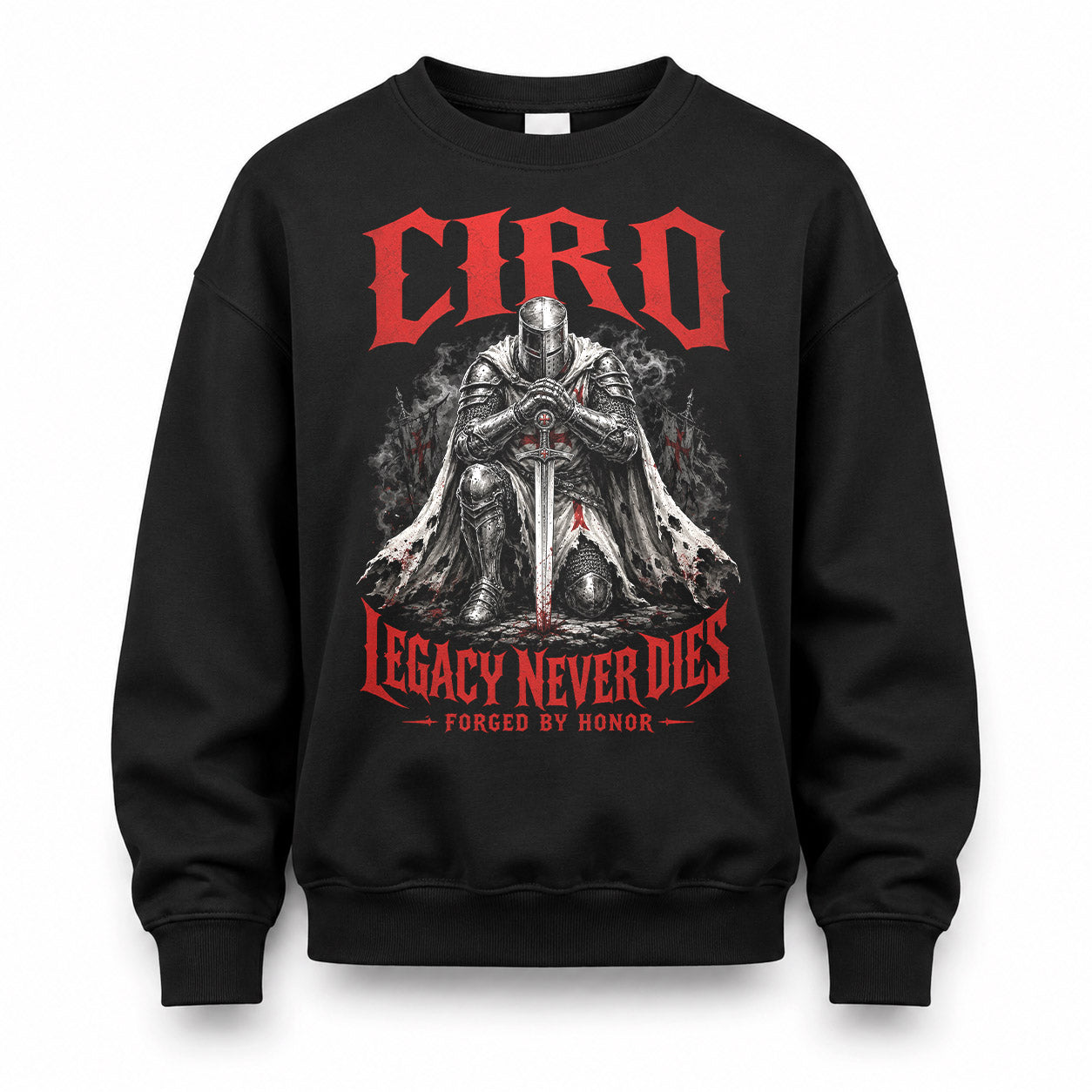 CIRO HS90-K04-109 - NAME Legacy Never Dies Forged By Honor Personalized Knight