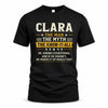 CLARA TM90-K04-125 - NAME Legendary Know-It-All Personalized Funny Shirt