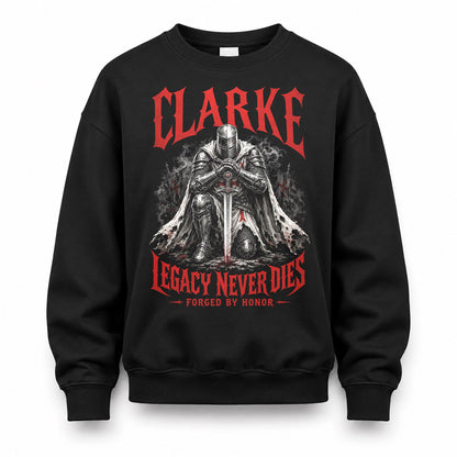 CLARKE HS90-K04-109 - NAME Legacy Never Dies Forged By Honor Personalized Knight