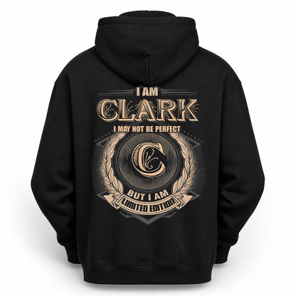 CLARK PH55-T25-Personalized Name Quote Apparel “I Am NAME May Not Be Perfect But I Am Limited Edition”