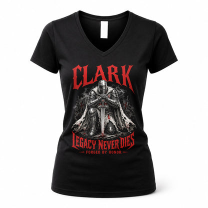CLARK HS90-K04-109 - NAME Legacy Never Dies Forged By Honor Personalized Knight