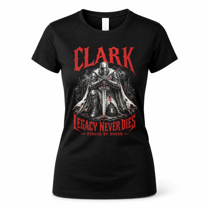 CLARK HS90-K04-109 - NAME Legacy Never Dies Forged By Honor Personalized Knight