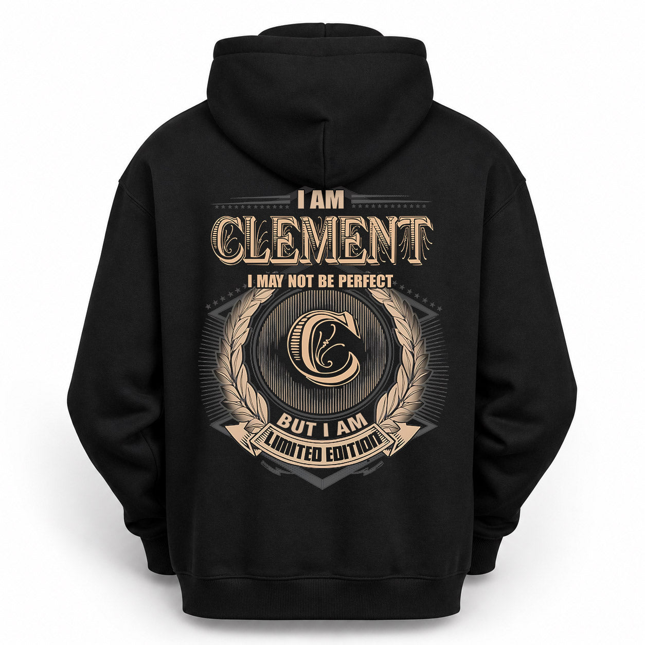 CLEMENT PH55-T25-Personalized Name Quote Apparel “I Am NAME May Not Be Perfect But I Am Limited Edition”