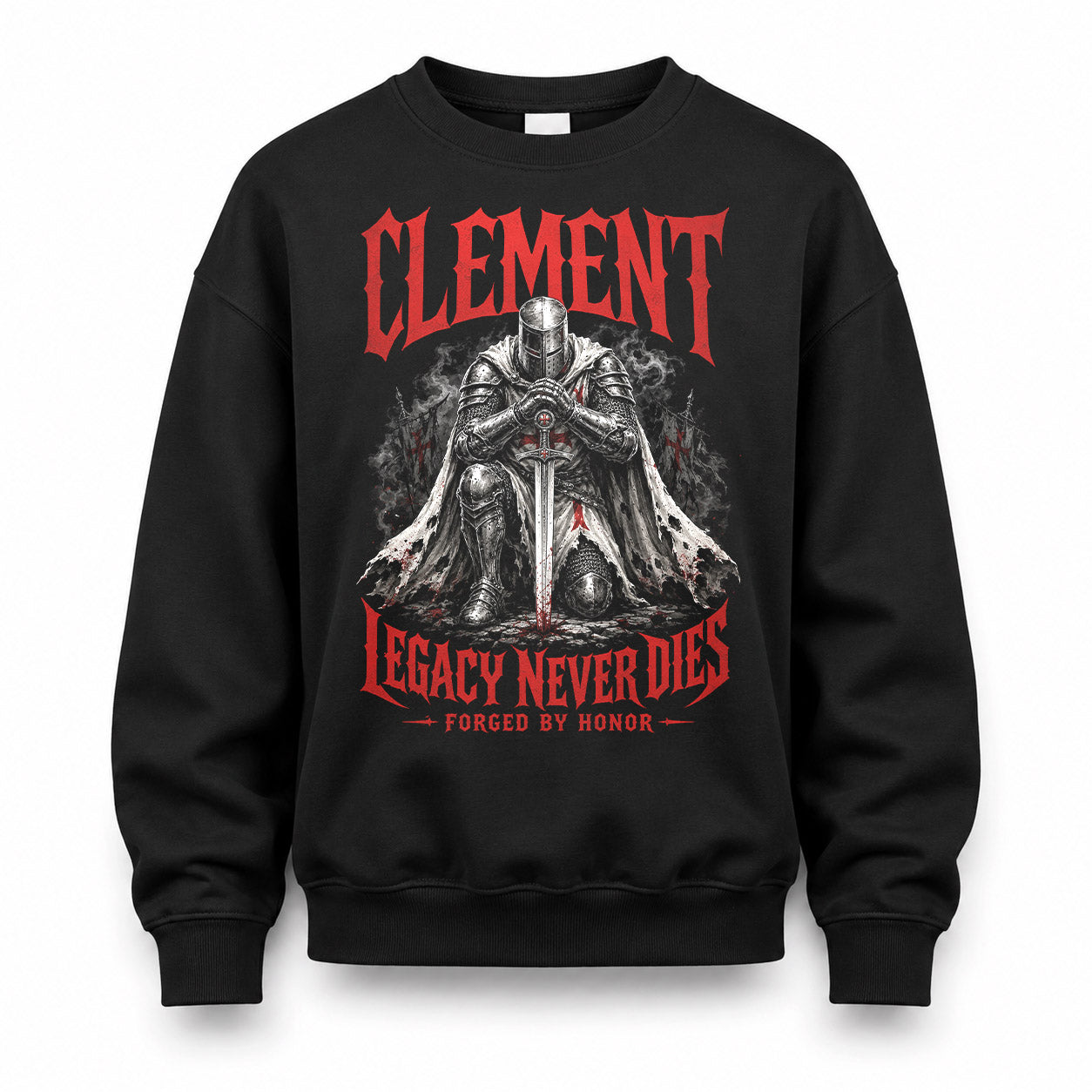 CLEMENT HS90-K04-109 - NAME Legacy Never Dies Forged By Honor Personalized Knight
