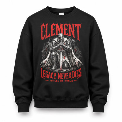 CLEMENT HS90-K04-109 - NAME Legacy Never Dies Forged By Honor Personalized Knight