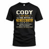 CODY TM90-K04-125 - NAME Legendary Know-It-All Personalized Funny Shirt