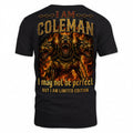 COLEMAN MP88-F2-168–Personalized Bold Quote Apparel “I Am NAME I May Not Be Perfect But I Am Limited Edition