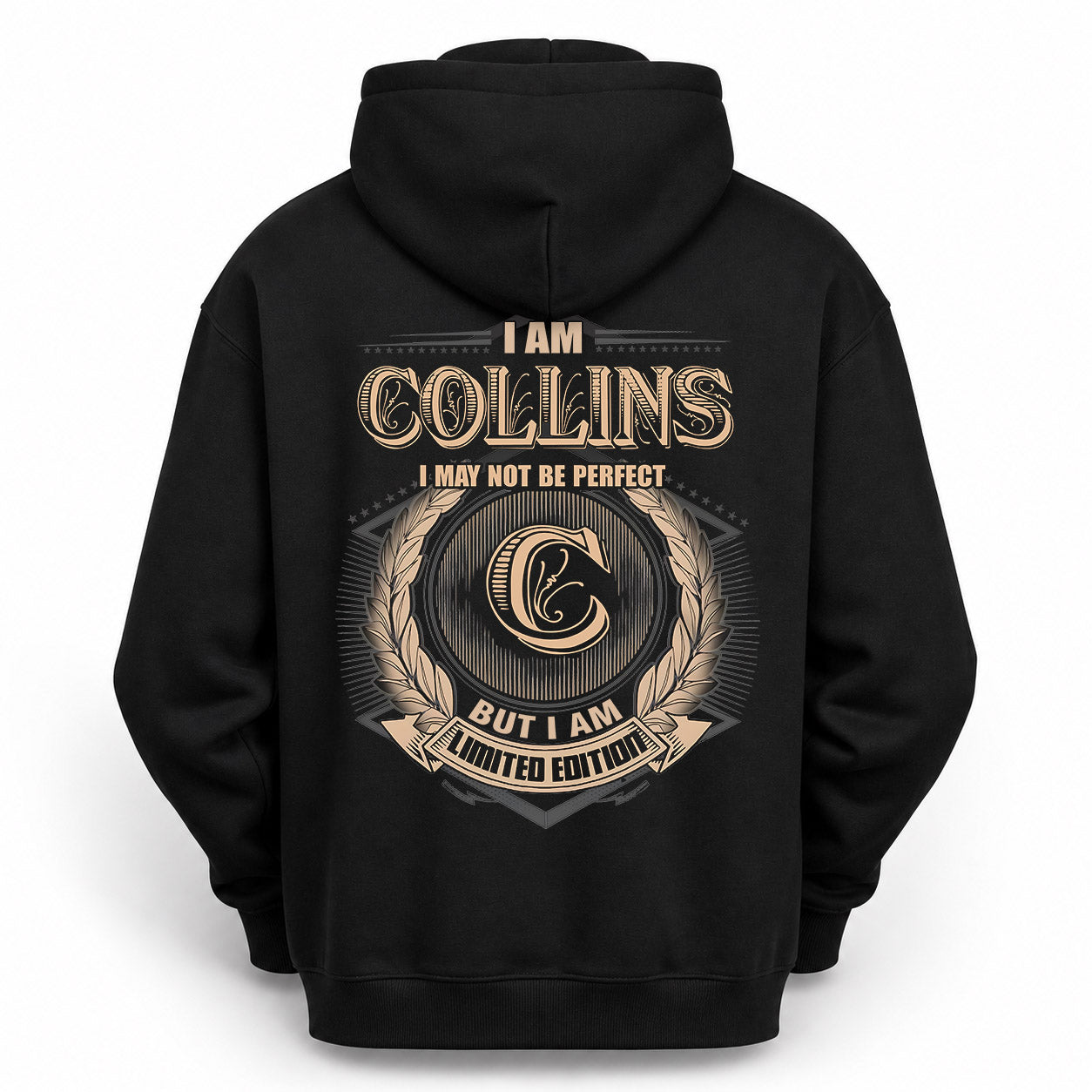 COLLINS PH55-T25-Personalized Name Quote Apparel “I Am NAME May Not Be Perfect But I Am Limited Edition”