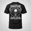 CONCEPCION P01-K24-229 – Personalized Skull Graphic Apparel “I Am NAME I May Not Be Perfect But I Am Limited Edition”