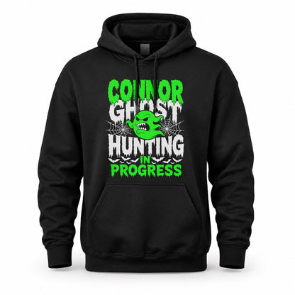 CONNOR HW22-K06-109 - NAME Ghost Hunting In Progress Personalized Halloween Shirt