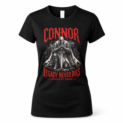CONNOR HS90-K04-109 - NAME Legacy Never Dies Forged By Honor Personalized Knight