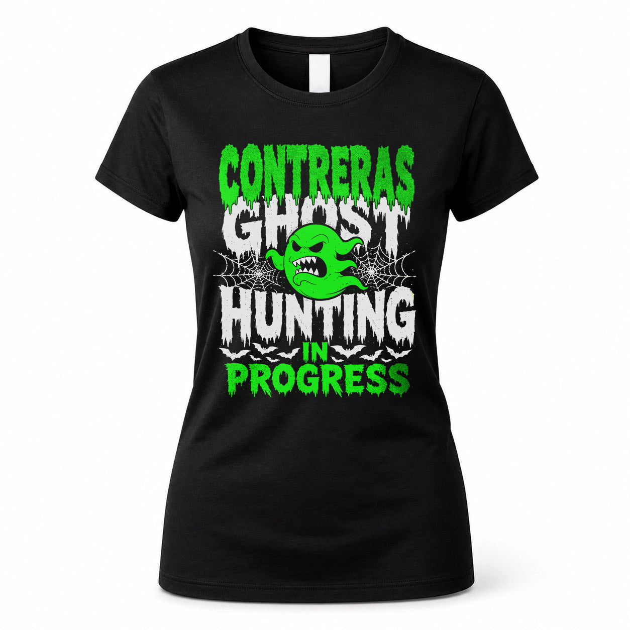 CONTRERAS HW22-K06-109 - NAME Ghost Hunting In Progress Personalized Halloween Shirt