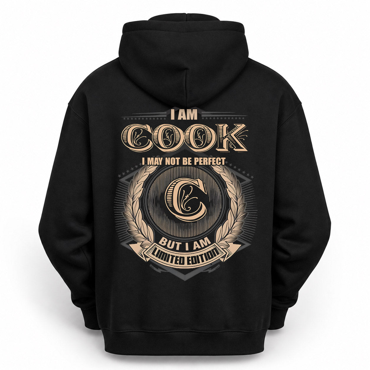 COOK PH55-T25-Personalized Name Quote Apparel “I Am NAME May Not Be Perfect But I Am Limited Edition”
