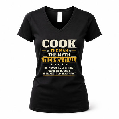COOK TM90-K04-125 - NAME Legendary Know-It-All Personalized Funny Shirt