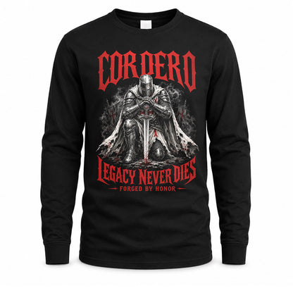 CORDERO HS90-K04-109 - NAME Legacy Never Dies Forged By Honor Personalized Knight