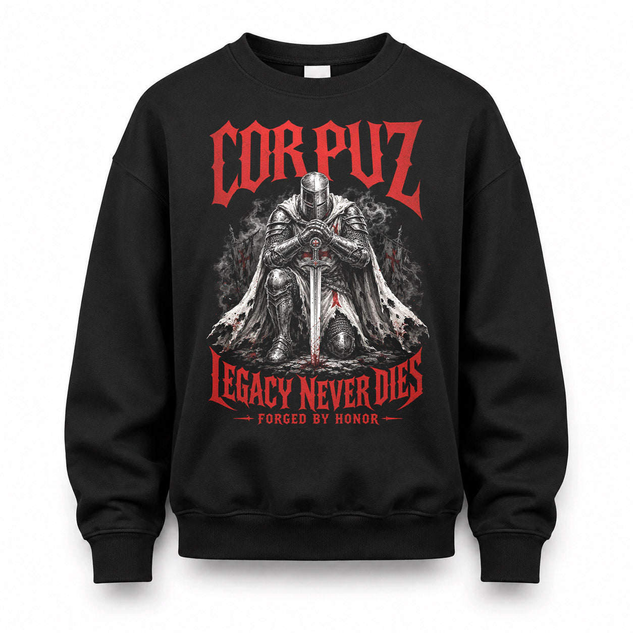 CORPUZ HS90-K04-109 - NAME Legacy Never Dies Forged By Honor Personalized Knight