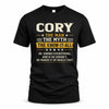 CORY TM90-K04-125 - NAME Legendary Know-It-All Personalized Funny Shirt