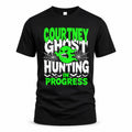 COURTNEY HW22-K06-109 - NAME Ghost Hunting In Progress Personalized Halloween Shirt