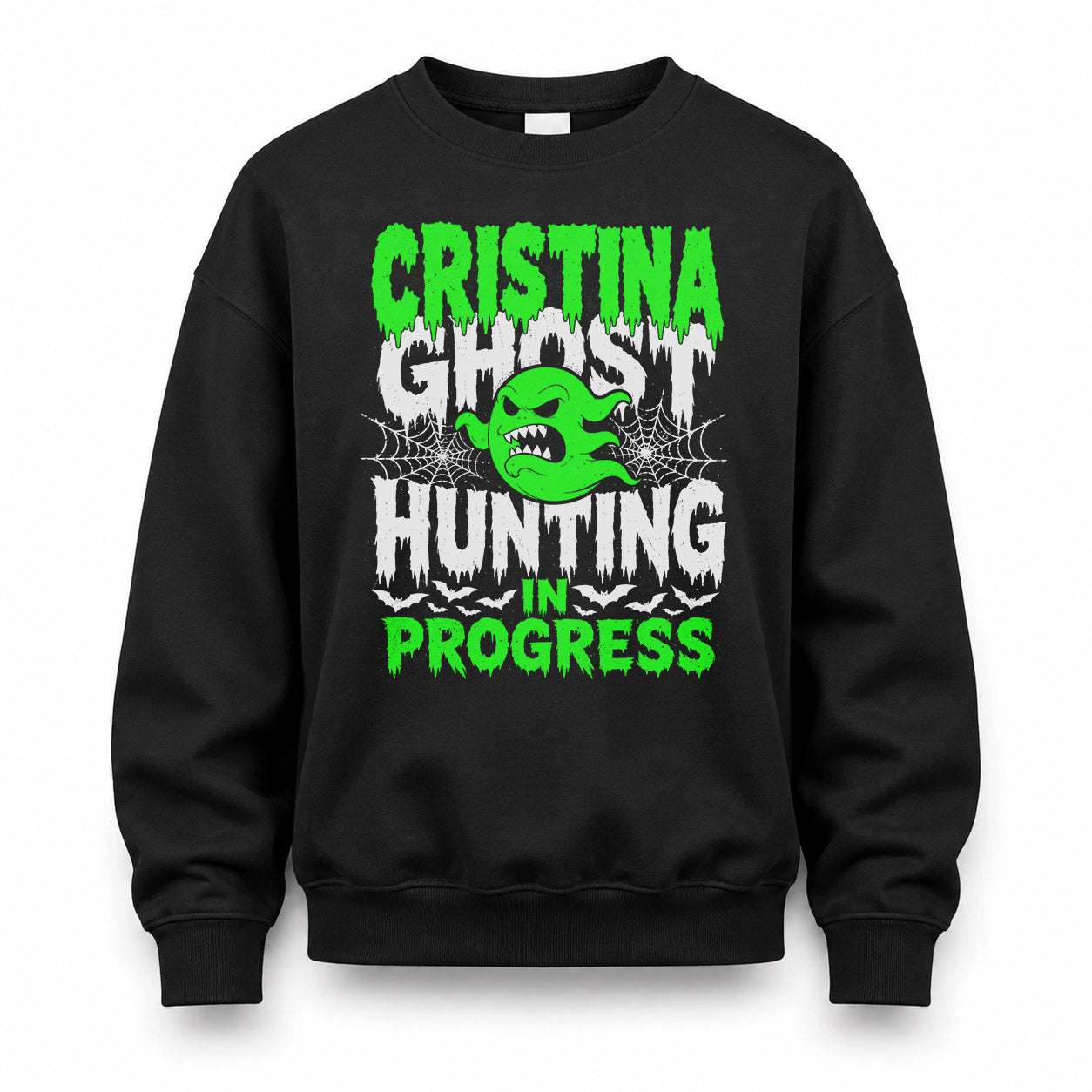 CRISTINA HW22-K06-109 - NAME Ghost Hunting In Progress Personalized Halloween Shirt
