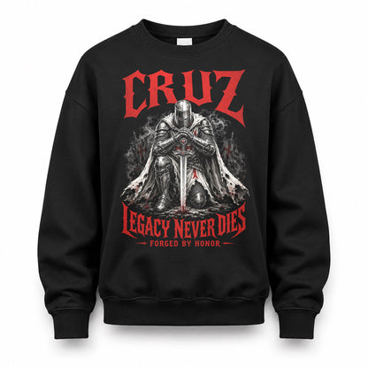 CRUZ HS90-K04-109 - NAME Legacy Never Dies Forged By Honor Personalized Knight