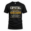 CRYSTAL TM90-K04-125 - NAME Legendary Know-It-All Personalized Funny Shirt