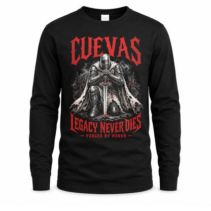 CUEVAS HS90-K04-109 - NAME Legacy Never Dies Forged By Honor Personalized Knight