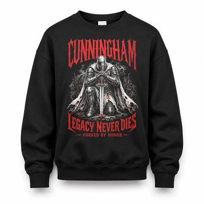 CUNNINGHAM HS90-K04-109 - NAME Legacy Never Dies Forged By Honor Personalized Knight