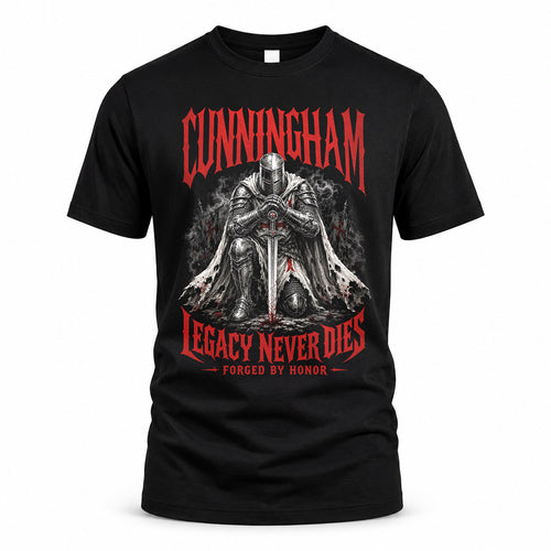 CUNNINGHAM HS90-K04-109 - NAME Legacy Never Dies Forged By Honor Personalized Knight