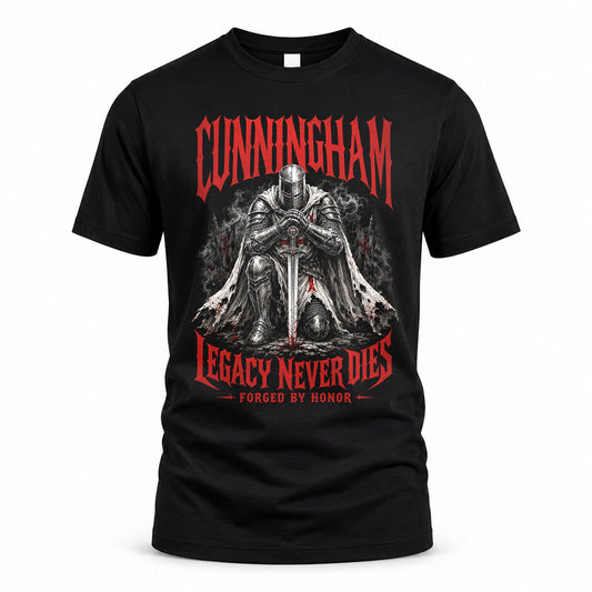 CUNNINGHAM HS90-K04-109 - NAME Legacy Never Dies Forged By Honor Personalized Knight