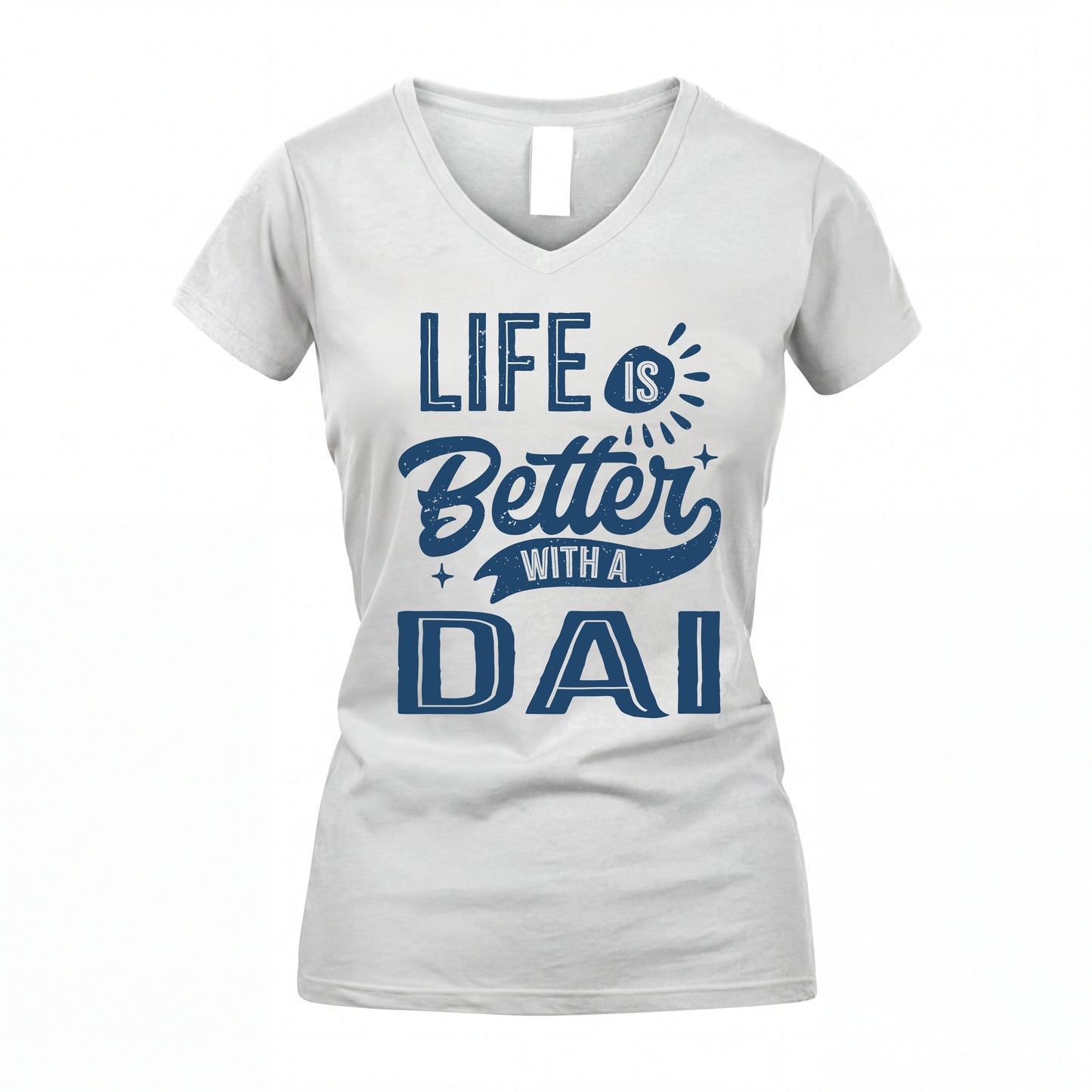 DAI HH88-K2–Personalized Name Quote T-Shirt Life Is Better With Unisex Gift