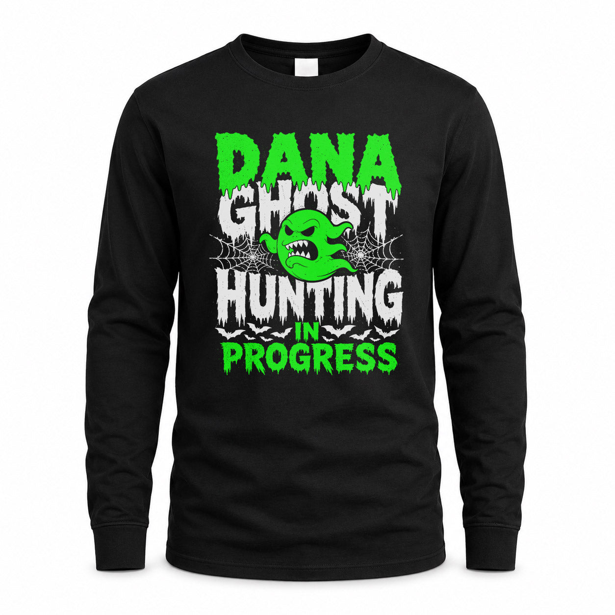 DANA HW22-K06-109 - NAME Ghost Hunting In Progress Personalized Halloween Shirt