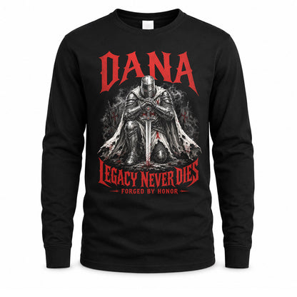 DANA HS90-K04-109 - NAME Legacy Never Dies Forged By Honor Personalized Knight
