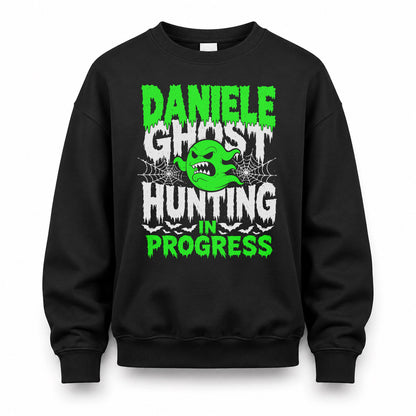 DANIELE HW22-K06-109 - NAME Ghost Hunting In Progress Personalized Halloween Shirt