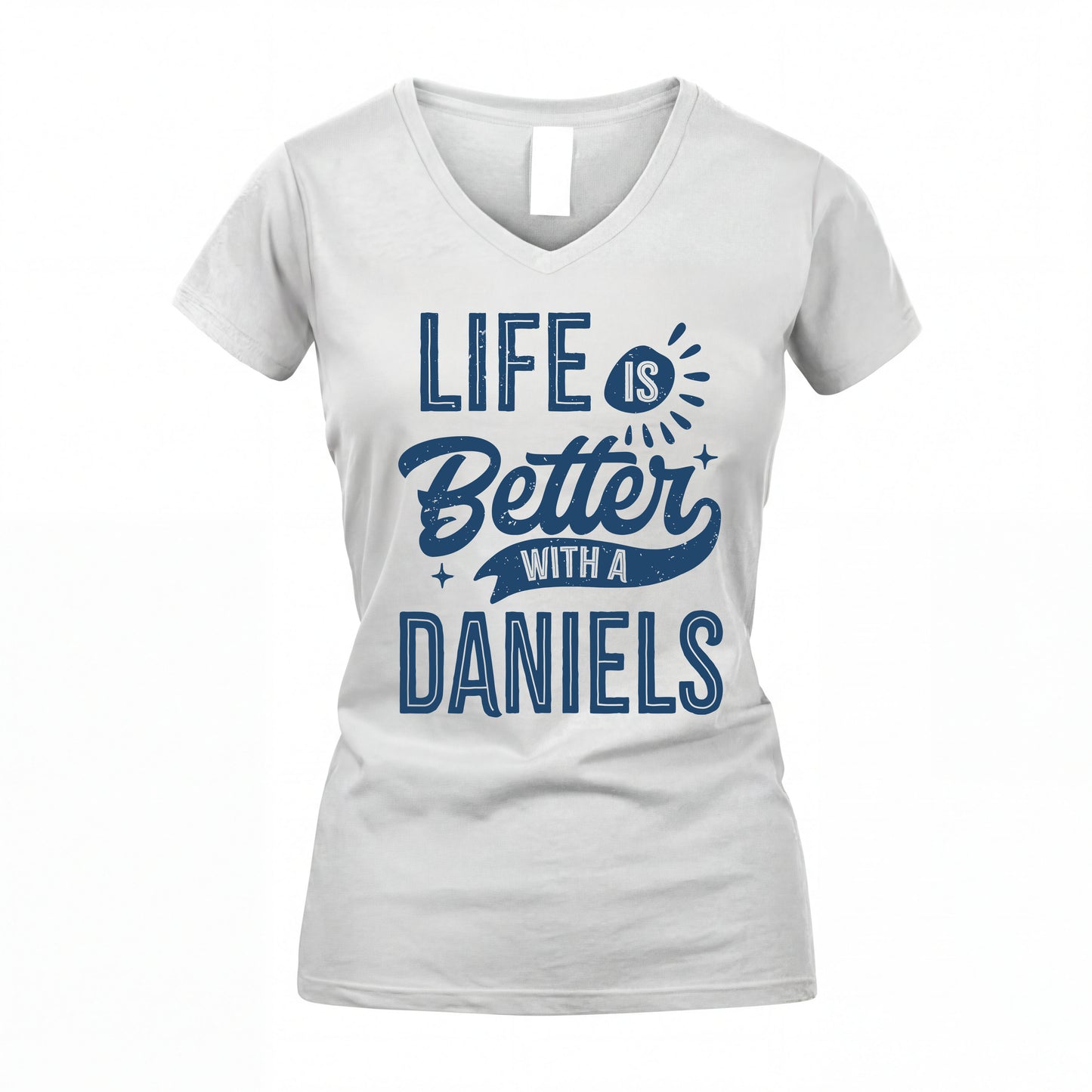 DANIELS HH88-K2–Personalized Name Quote T-Shirt Life Is Better With Unisex Gift