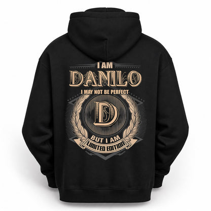 DANILO PH55-T25-Personalized Name Quote Apparel “I Am NAME May Not Be Perfect But I Am Limited Edition”