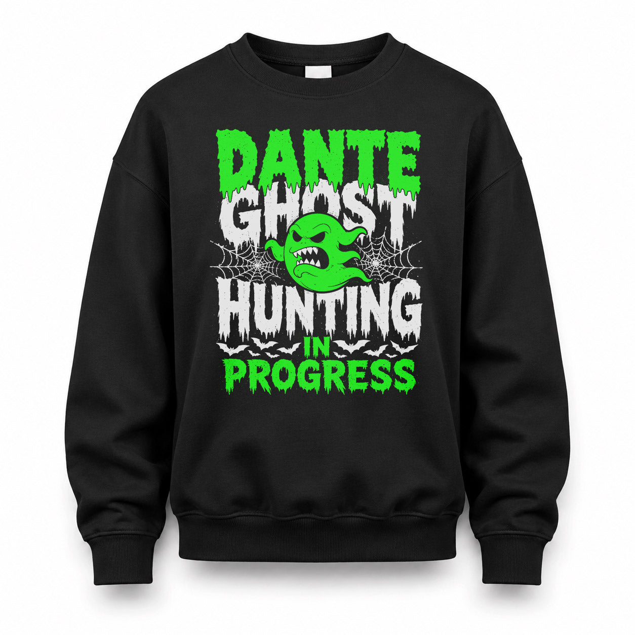 DANTE HW22-K06-109 - NAME Ghost Hunting In Progress Personalized Halloween Shirt