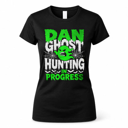 DAN HW22-K06-109 - NAME Ghost Hunting In Progress Personalized Halloween Shirt