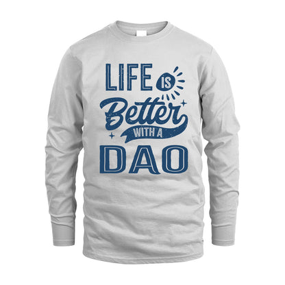 DAO HH88-K2–Personalized Name Quote T-Shirt Life Is Better With Unisex Gift
