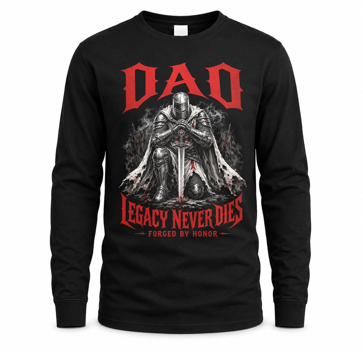 DAO HS90-K04-109 - NAME Legacy Never Dies Forged By Honor Personalized Knight