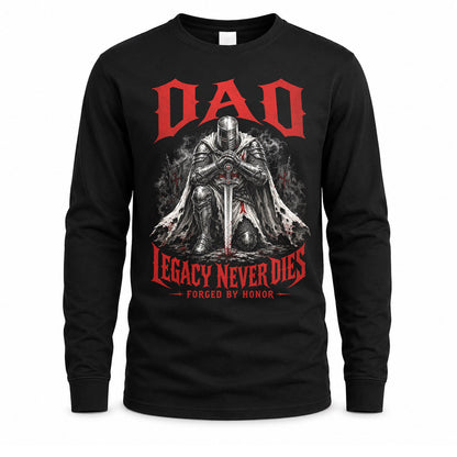 DAO HS90-K04-109 - NAME Legacy Never Dies Forged By Honor Personalized Knight