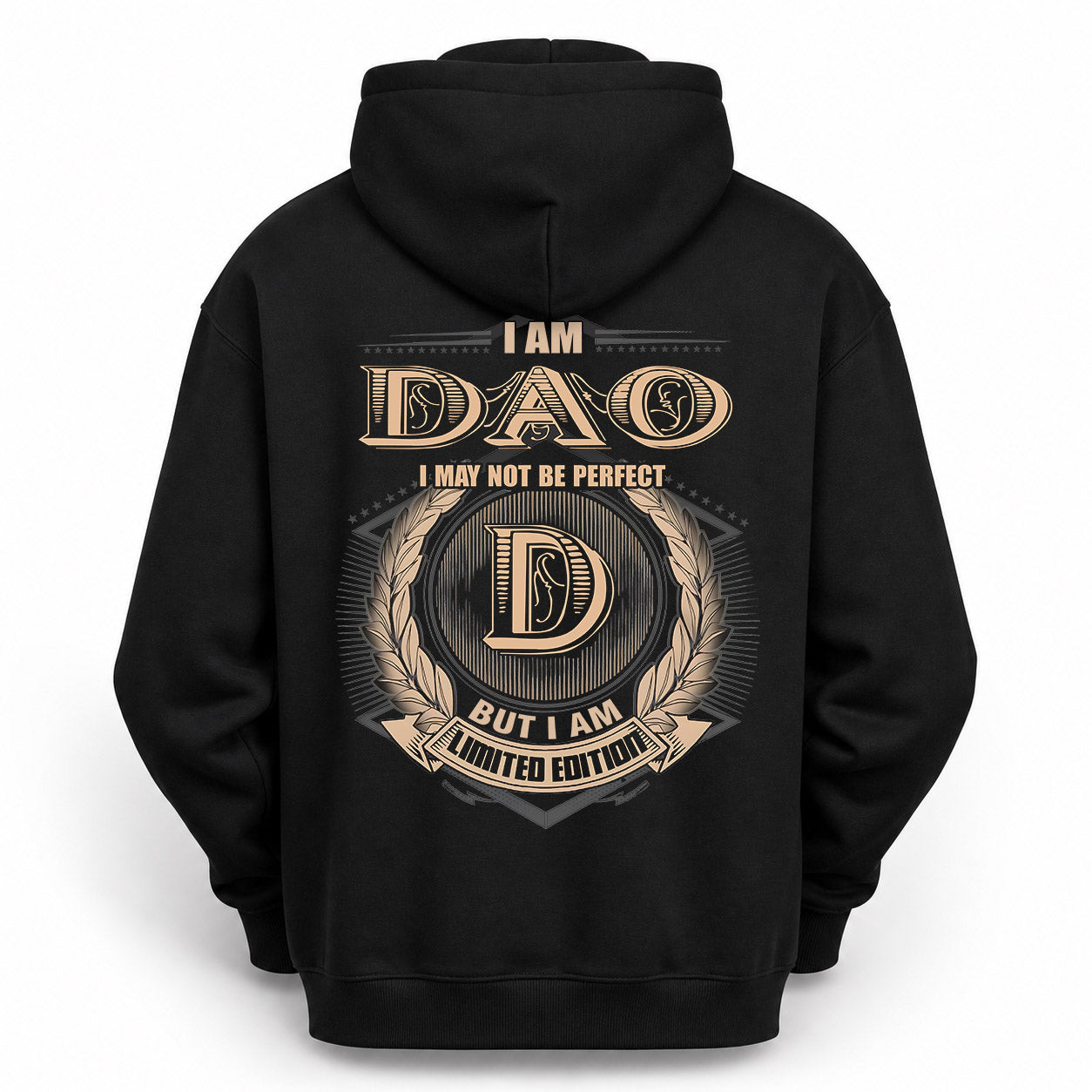 DAO PH55-T25-Personalized Name Quote Apparel “I Am NAME May Not Be Perfect But I Am Limited Edition”