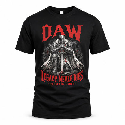 DAW HS90-K04-109 - NAME Legacy Never Dies Forged By Honor Personalized Knight
