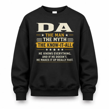 DA TM90-K04-125 - NAME Legendary Know-It-All Personalized Funny Shirt