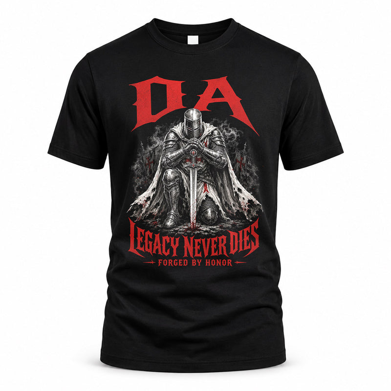 DA HS90-K04-109 - NAME Legacy Never Dies Forged By Honor Personalized Knight