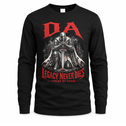 DA HS90-K04-109 - NAME Legacy Never Dies Forged By Honor Personalized Knight