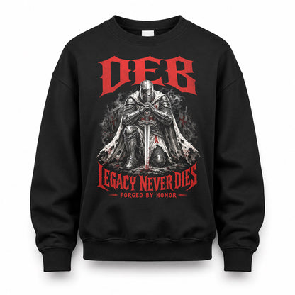 DEB HS90-K04-109 - NAME Legacy Never Dies Forged By Honor Personalized Knight