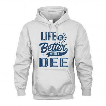 DEE HH88-K2–Personalized Name Quote T-Shirt Life Is Better With Unisex Gift