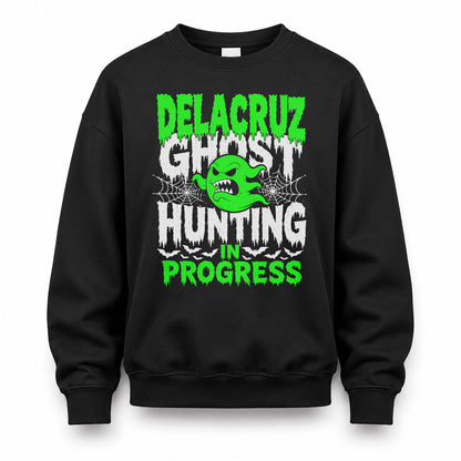 DELACRUZ HW22-K06-109 - NAME Ghost Hunting In Progress Personalized Halloween Shirt
